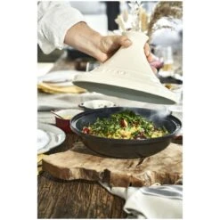 Alternative view of Staub Tajine 28 Cm, Gusseisen, Cream