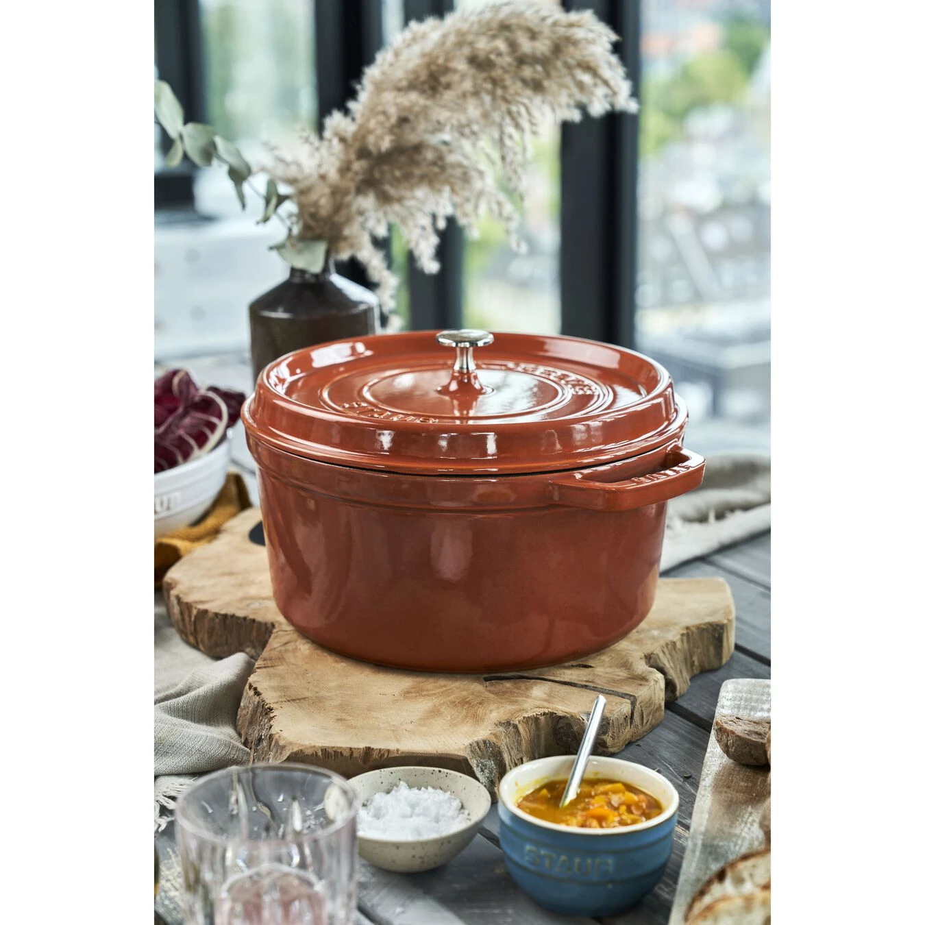 Staub Cocotte 26 Cm, Rund, Zimt, Gusseisen 8 Staub Cocotte 26 Cm, Rund, Zimt, Gusseisen – Bild 6