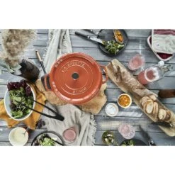 Staub Cocotte 26 Cm, Rund, Zimt, Gusseisen 12 Staub Cocotte 26 Cm, Rund, Zimt, Gusseisen -Staub Geschäft 424418895