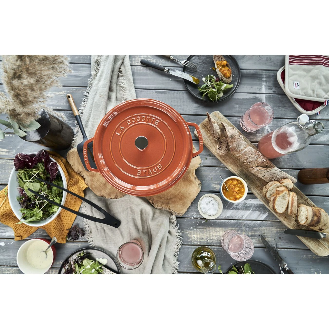 Staub Cocotte 26 Cm, Rund, Zimt, Gusseisen 7 Staub Cocotte 26 Cm, Rund, Zimt, Gusseisen – Bild 5