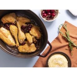 Staub Cocotte 33 Cm, Oval, Grenadine-Rot, Gusseisen -Staub Geschäft 424420853