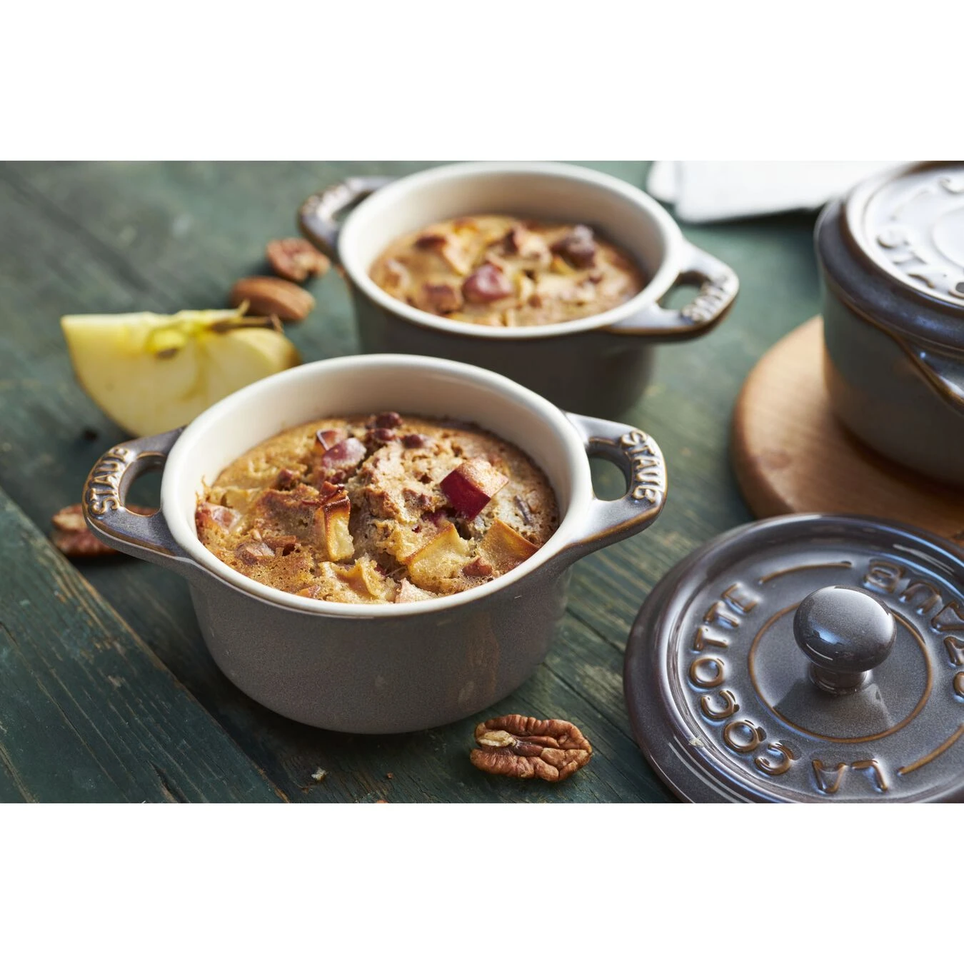 Staub Mini Cocotte 10 Cm, Rund, Antik-Grau, Keramik 6 Staub Mini Cocotte 10 Cm, Rund, Antik-Grau, Keramik – Bild 4