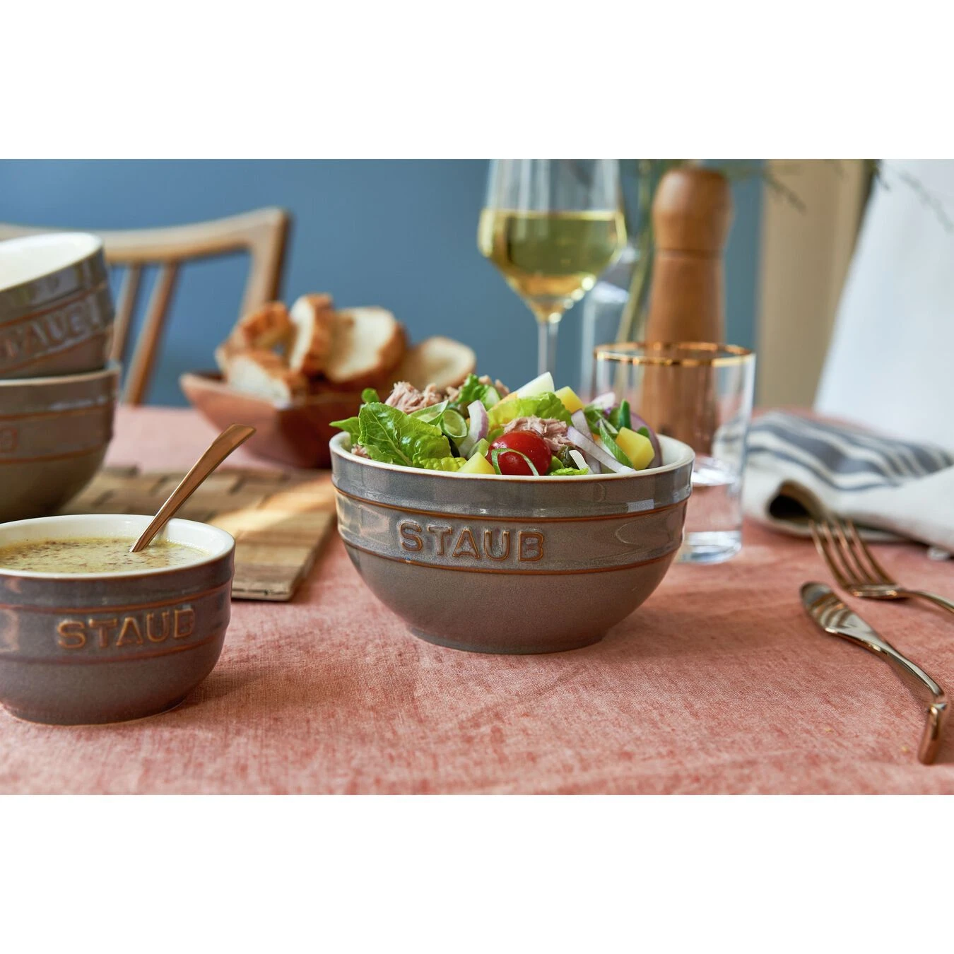 Staub Schüssel 14 Cm, Keramik, Antik-Grau 6 Staub Schüssel 14 Cm, Keramik, Antik-Grau – Bild 4