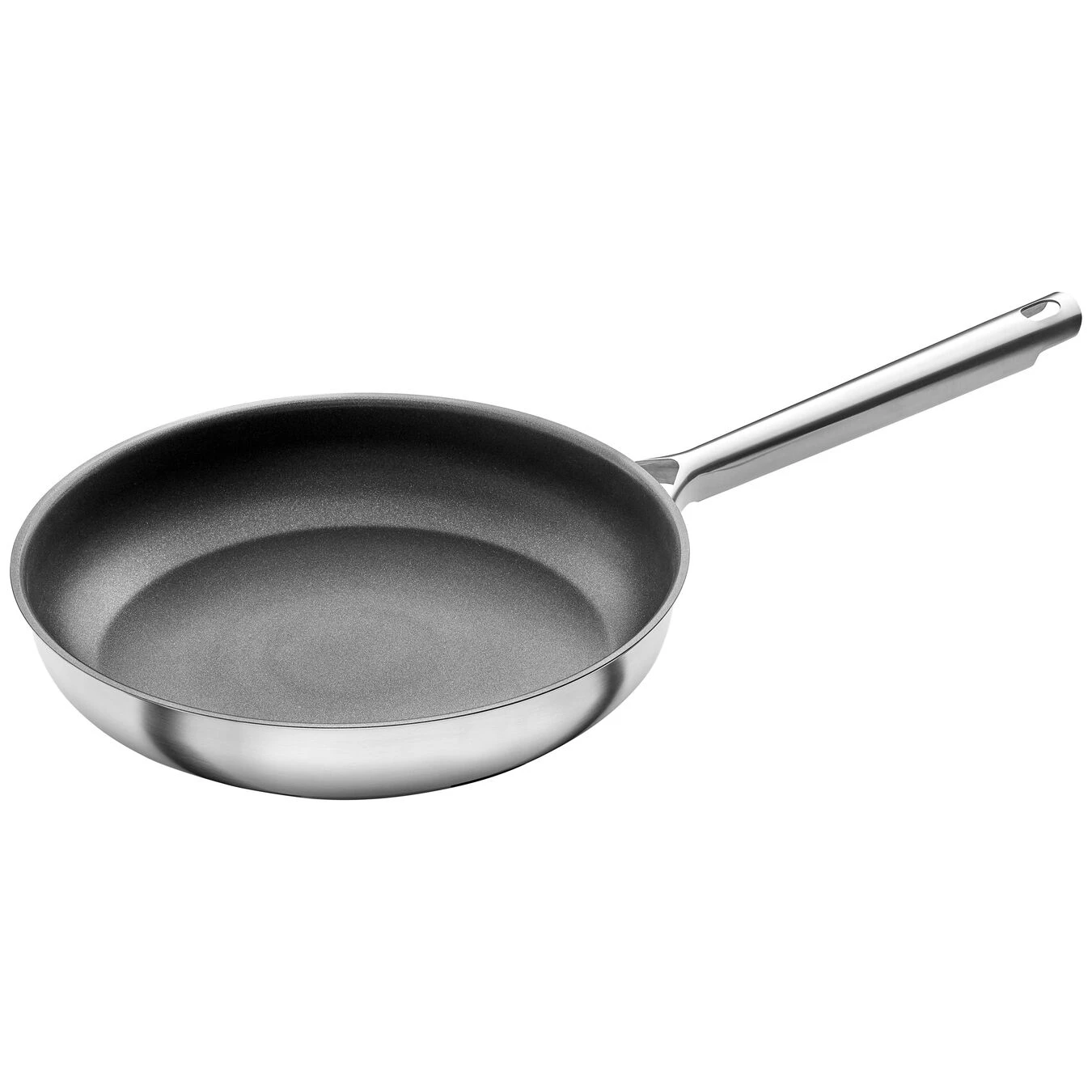 Zwilling Bratpfanne 24 Cm, Edelstahl, Silber-Schwarz 3 Zwilling Bratpfanne 24 Cm, Edelstahl, Silber-Schwarz