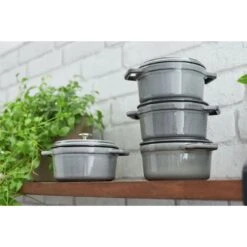 Staub Cocotte 16 Cm, Rund, Graphit-Grau, Gusseisen 10 Staub Cocotte 16 Cm, Rund, Graphit-Grau, Gusseisen -Staub Geschäft 750032233