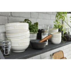 Staub Schüssel 14 Cm, Keramik, Elfenbein-Weiß 9 Staub Schüssel 14 Cm, Keramik, Elfenbein-Weiß -Staub Geschäft 750032302
