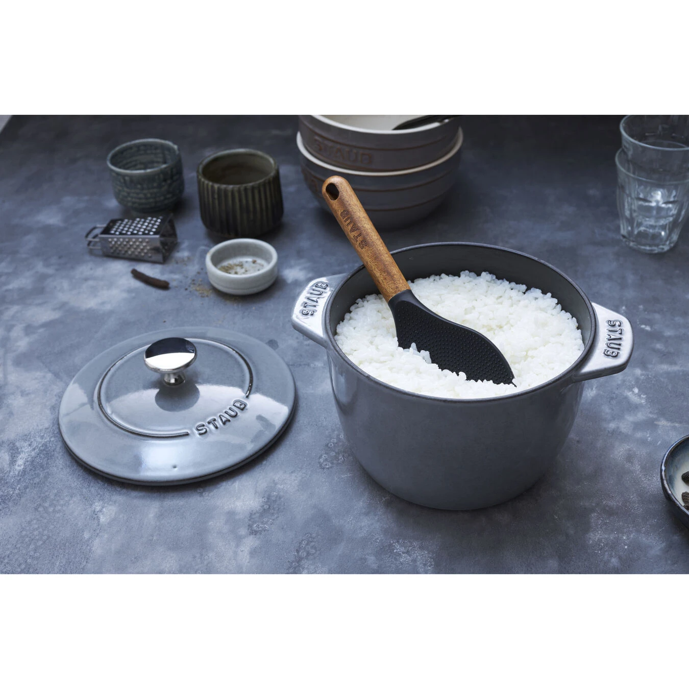 Staub Reislöffel, 22 Cm, Silikon 6 Staub Reislöffel, 22 Cm, Silikon – Bild 4