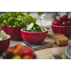 Staub Schüssel 12 Cm, Keramik, Kirsch-Rot 12 Staub Schüssel 12 Cm, Keramik, Kirsch-Rot -Staub Geschäft 750033630