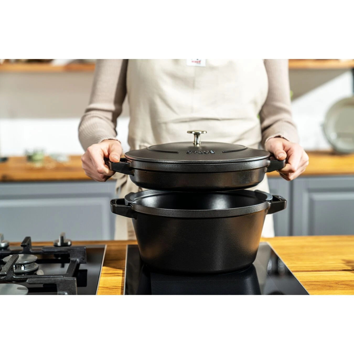 Staub Kochtopfset 2-tlg, Gusseisen 8 Staub Kochtopfset 2-tlg, Gusseisen – Bild 6